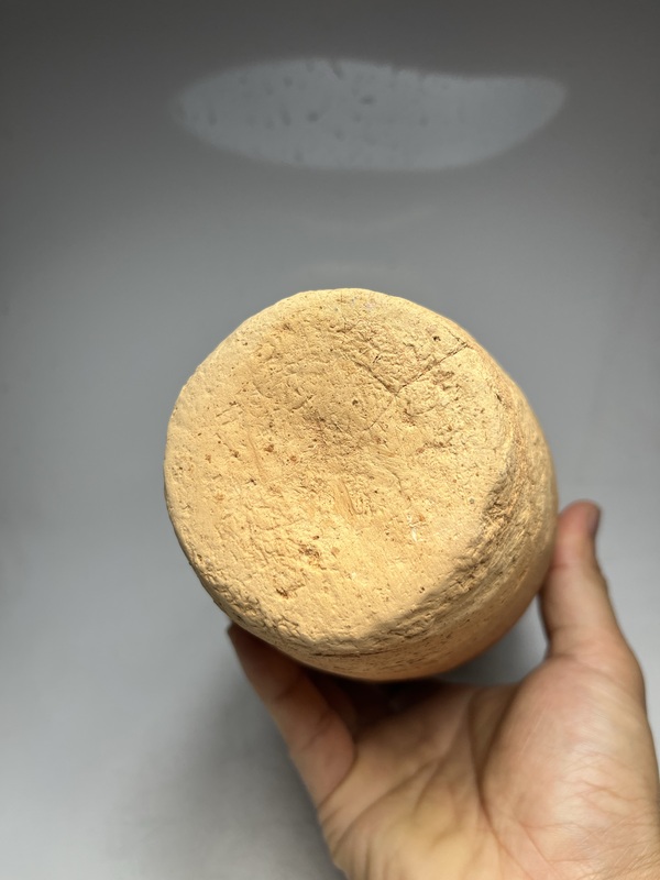 古玩陶瓷三系水波紋陶瓶拍賣,當前價格136元