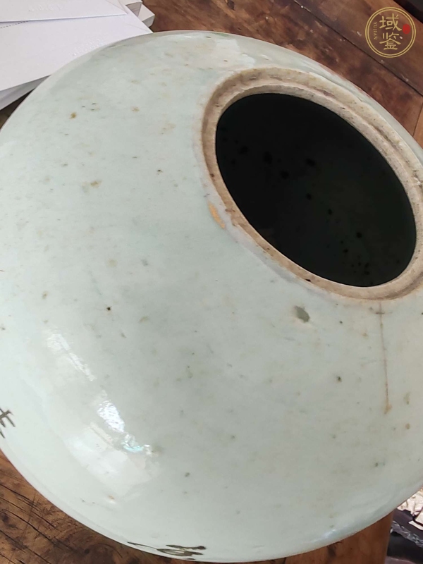 古玩陶瓷粉彩花鳥紋罐真品鑒賞圖