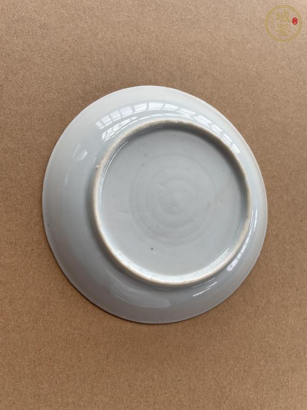 古玩陶瓷青花花卉紋盤真品鑒賞圖