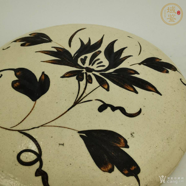 古玩陶瓷磁州窯蓋盒真品鑒賞圖