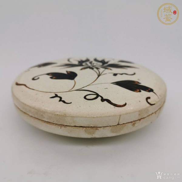 古玩磁州窯蓋盒真品鑒賞圖
