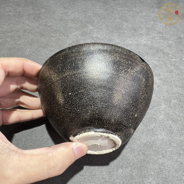 古玩陶瓷宋代吉州窯茶盞真品鑒賞圖