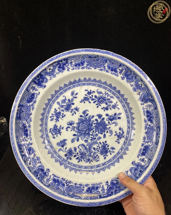 古玩陶瓷青花盤真品鑒賞圖