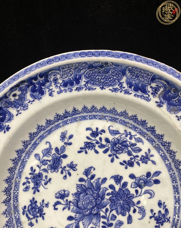 古玩陶瓷青花盤真品鑒賞圖