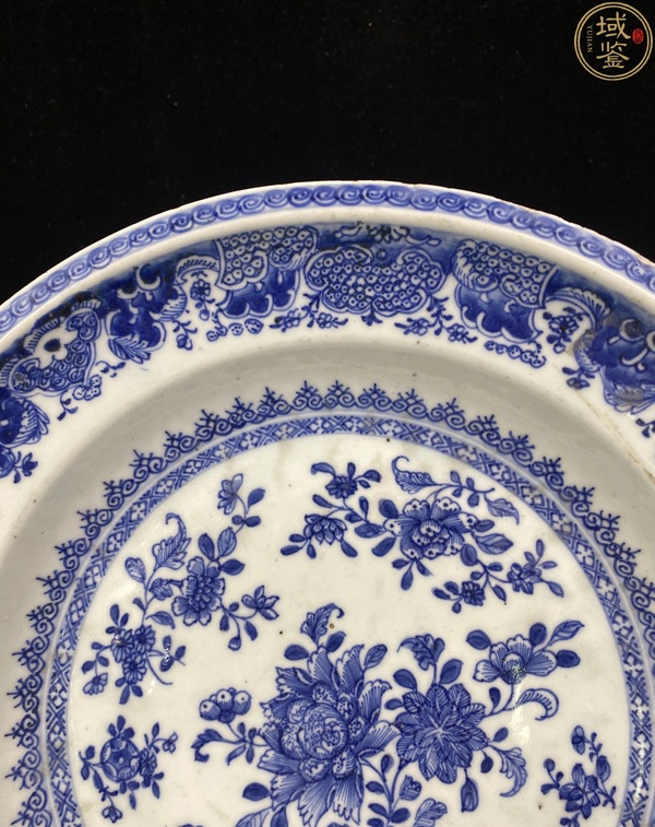 古玩陶瓷青花盤拍賣，當(dāng)前價(jià)格8500元