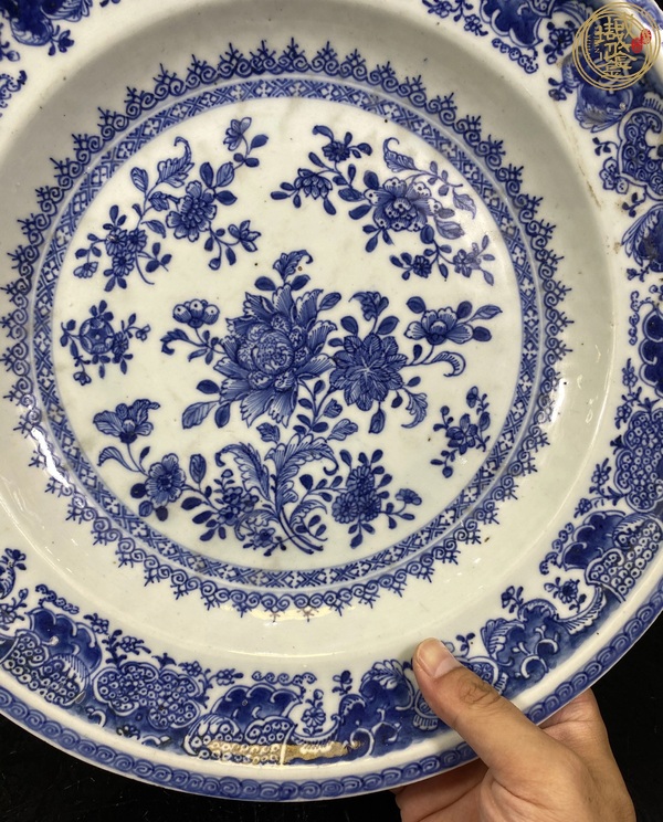 古玩陶瓷青花盤真品鑒賞圖