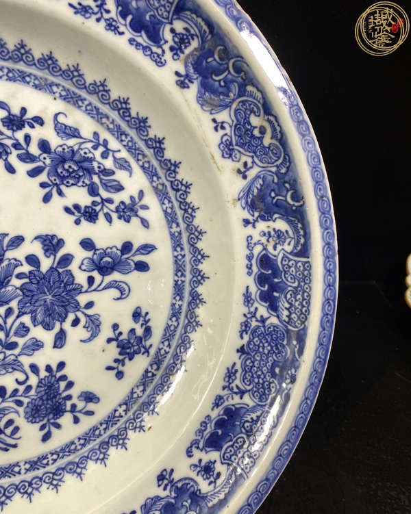 古玩陶瓷青花盤真品鑒賞圖