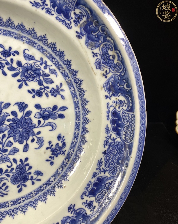 古玩陶瓷青花盤拍賣，當(dāng)前價(jià)格8500元
