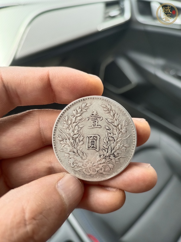 古玩錢幣民國九年袁像壹圓真品鑒賞圖