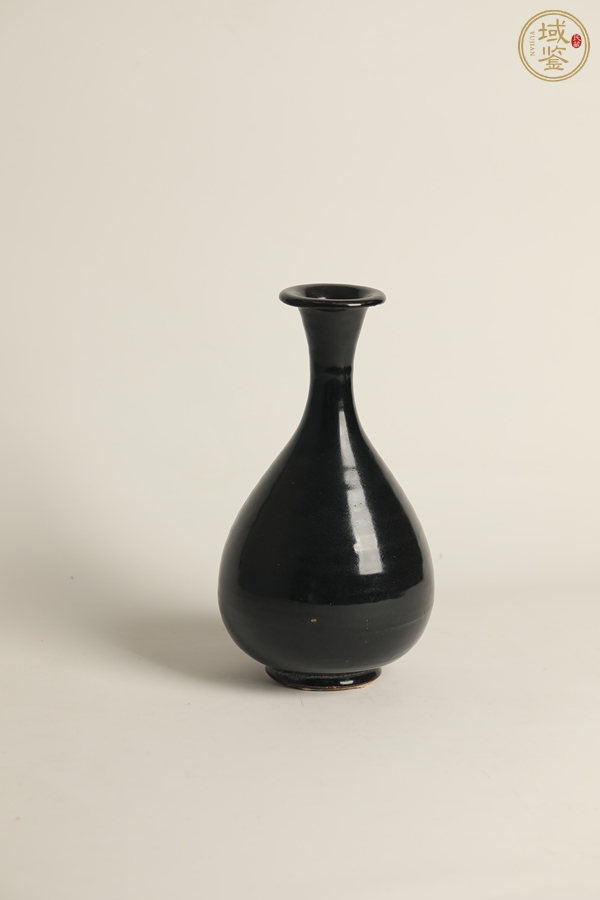古玩陶瓷黑釉瓶真品鑒賞圖