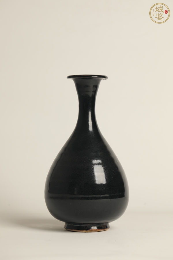 古玩陶瓷黑釉瓶真品鑒賞圖
