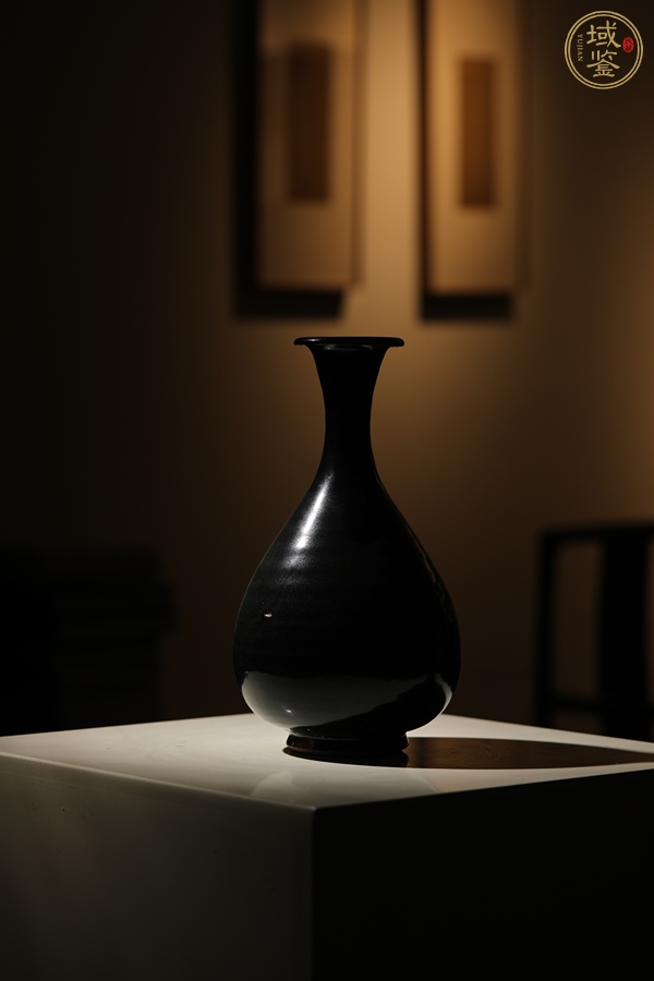 古玩黑釉瓶真品鑒賞圖