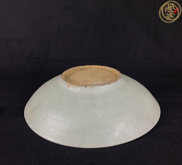 古玩陶瓷青花鳳凰牡丹盤真品鑒賞圖