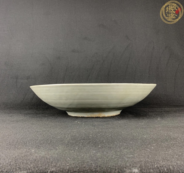 古玩陶瓷青花鳳凰牡丹盤真品鑒賞圖