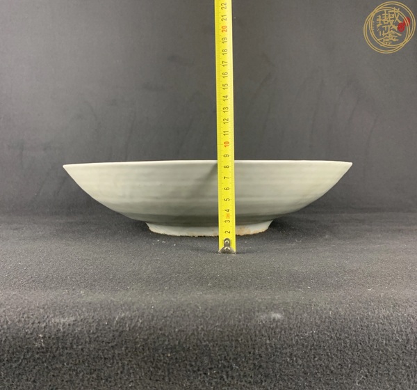 古玩陶瓷青花鳳凰牡丹盤真品鑒賞圖