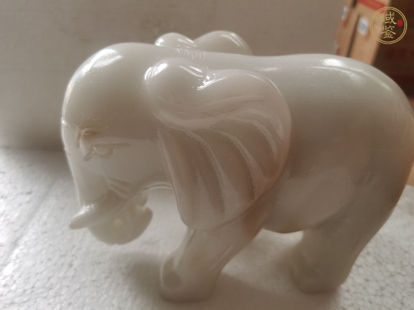 古玩玉器玉象擺件真品鑒賞圖