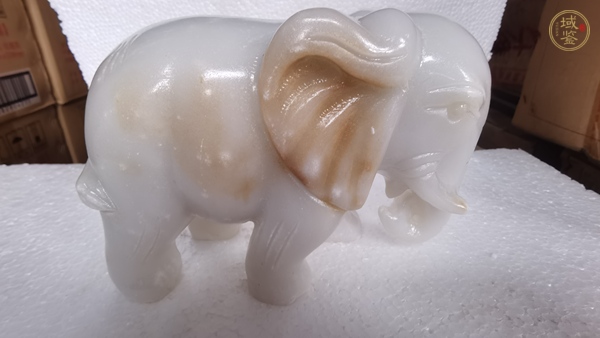 古玩玉器玉象擺件真品鑒賞圖