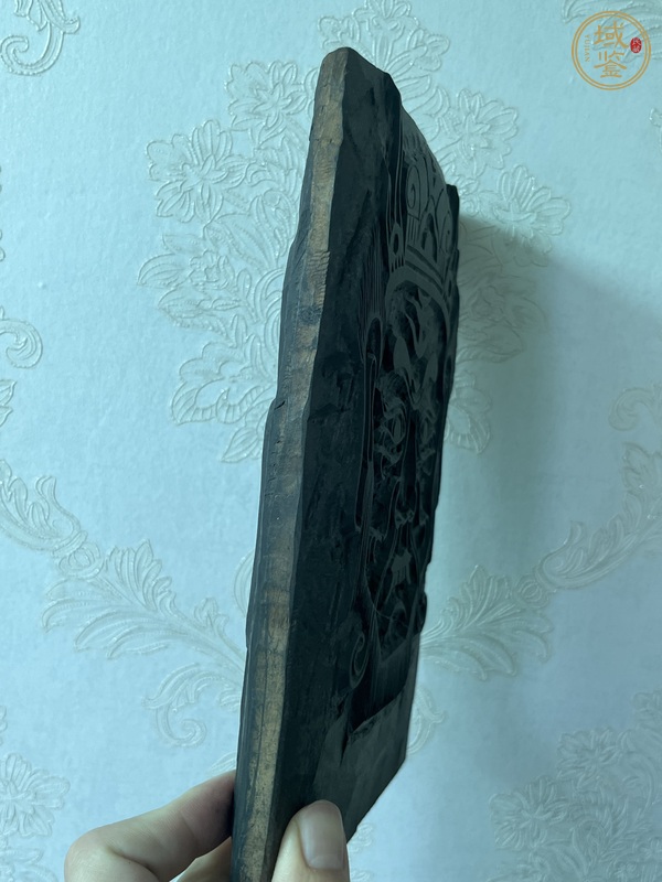 古玩雜項(xiàng)木雕印板真品鑒賞圖
