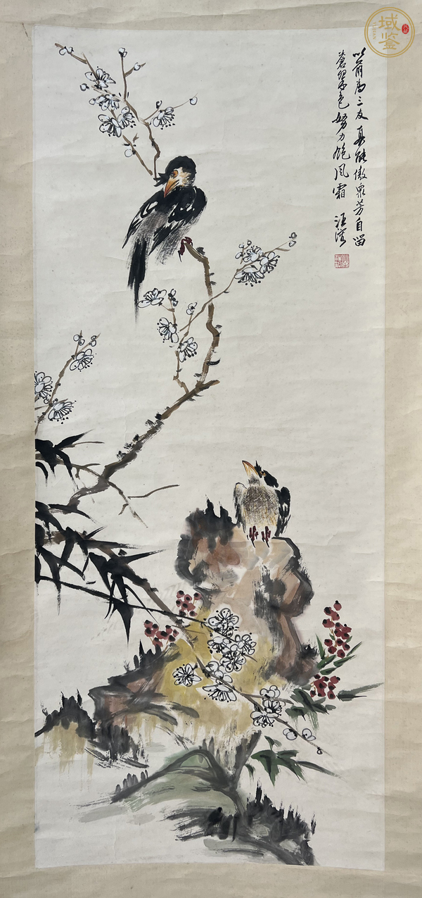 古玩字畫花鳥真品鑒賞圖
