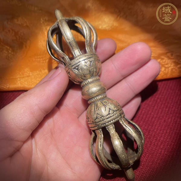 古玩銅器金剛杵真品鑒賞圖