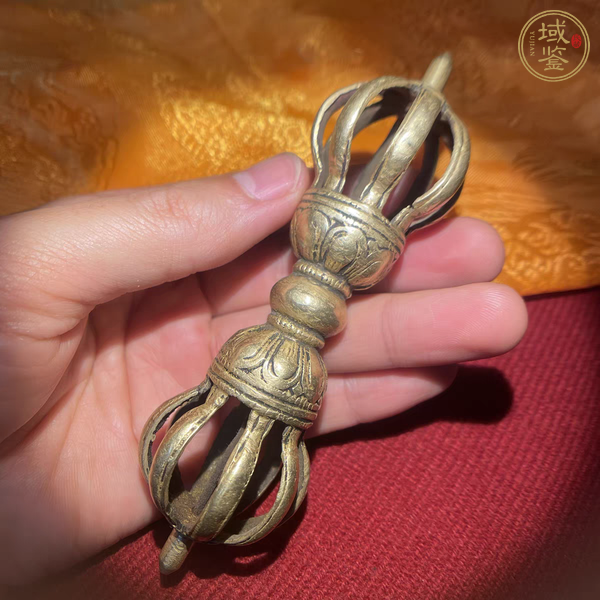 古玩銅器金剛杵真品鑒賞圖