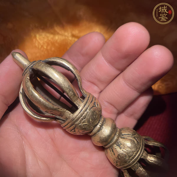 古玩銅器金剛杵真品鑒賞圖
