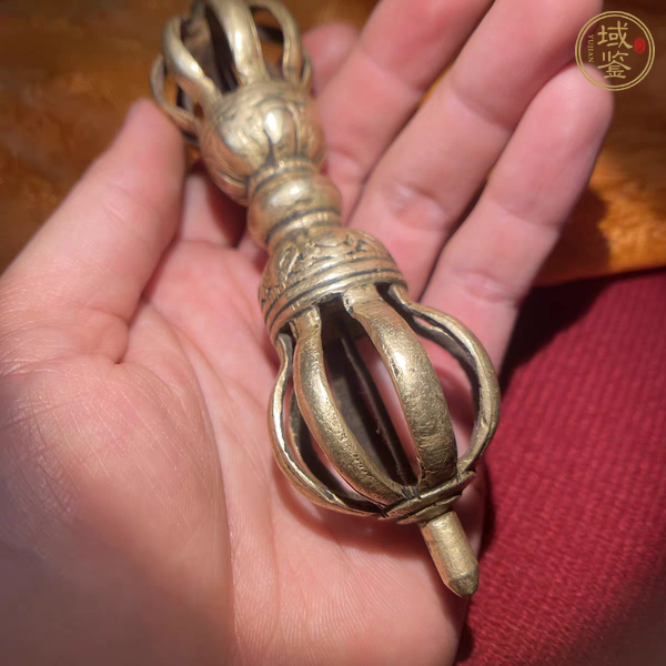 古玩銅器金剛杵真品鑒賞圖