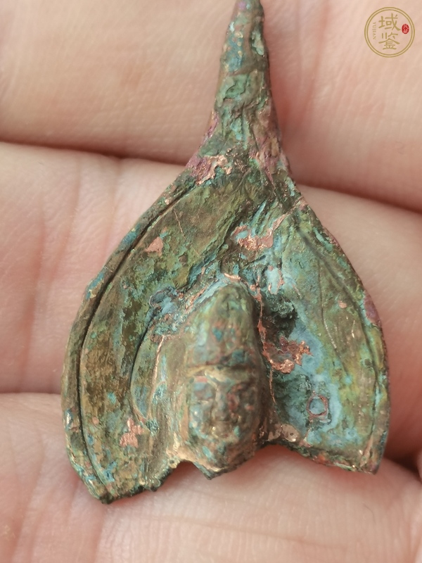 古玩銅器殘佛真品鑒賞圖