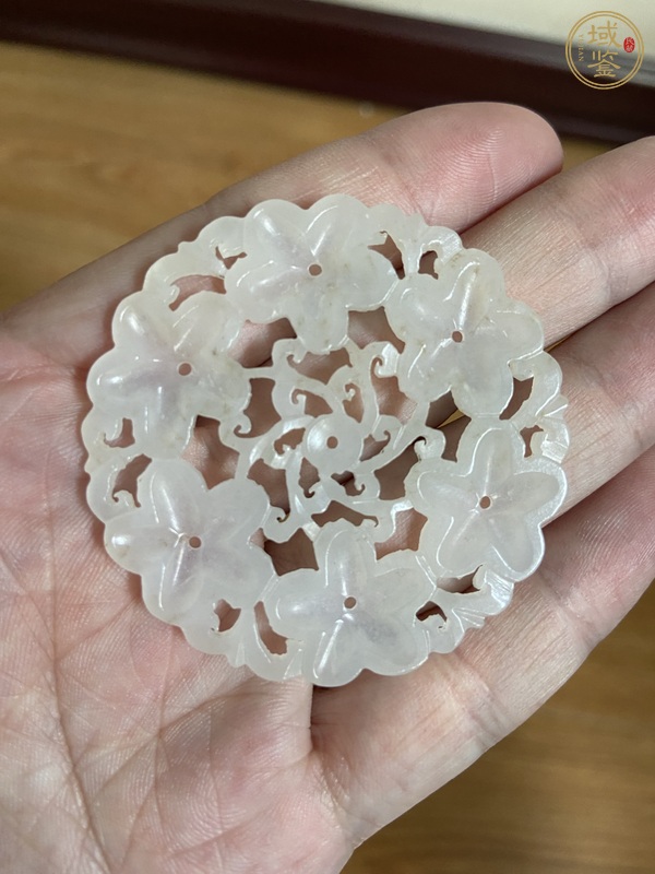 古玩玉花佩真品鑒賞圖