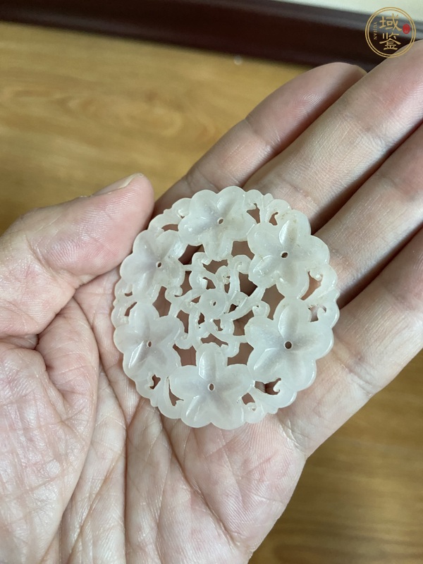 古玩玉器玉花佩真品鑒賞圖