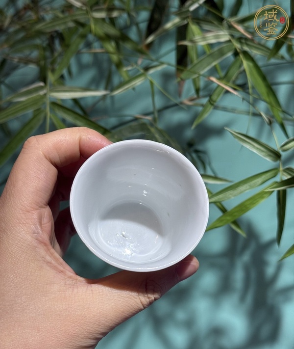 古玩陶瓷月影楓葉杯真品鑒賞圖