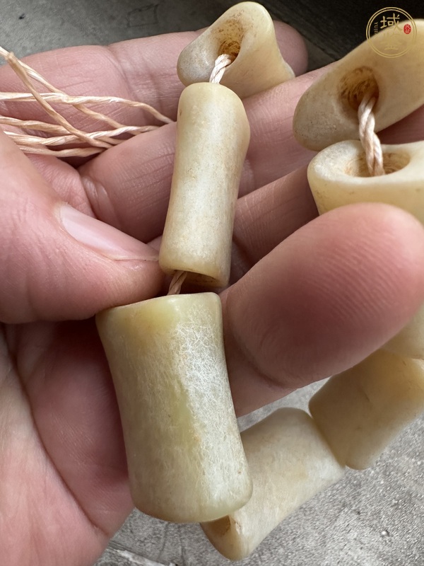 古玩玉器做舊仿古“玉管”真品鑒賞圖