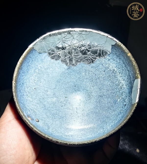古玩陶瓷鈞窯茶盞真品鑒賞圖