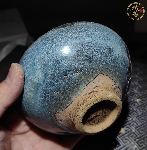 古玩陶瓷鈞窯茶盞真品鑒賞圖