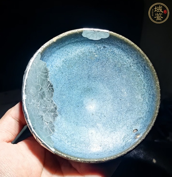 古玩陶瓷鈞窯茶盞真品鑒賞圖