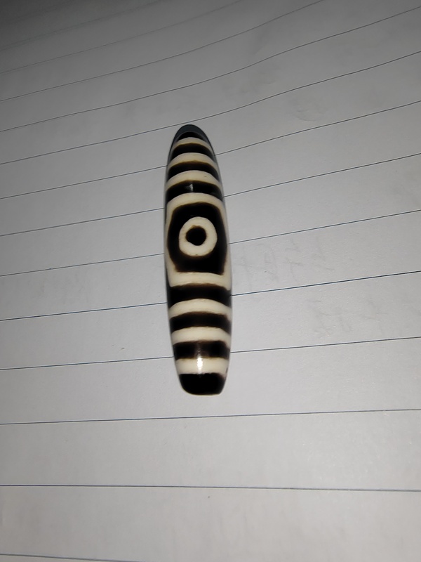 古玩轉賣老料器天珠拍賣，當前價格998元