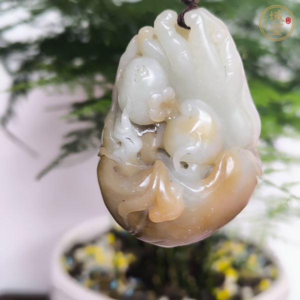 古玩玉器三多把件真品鑒賞圖