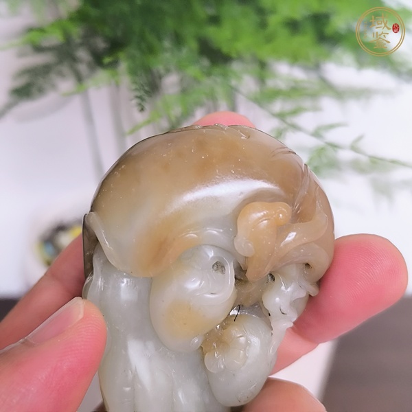 古玩玉器三多把件真品鑒賞圖