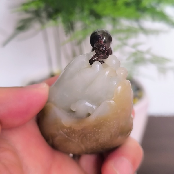 古玩玉器三多把件拍賣，當(dāng)前價(jià)格8600元