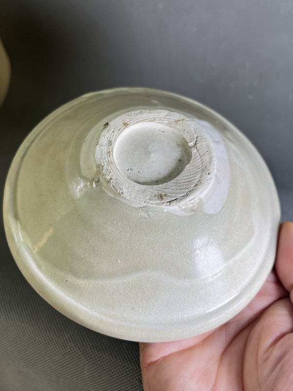 古玩陶瓷五代~邢窯白瓷唇口碗拍賣，當前價格3688元