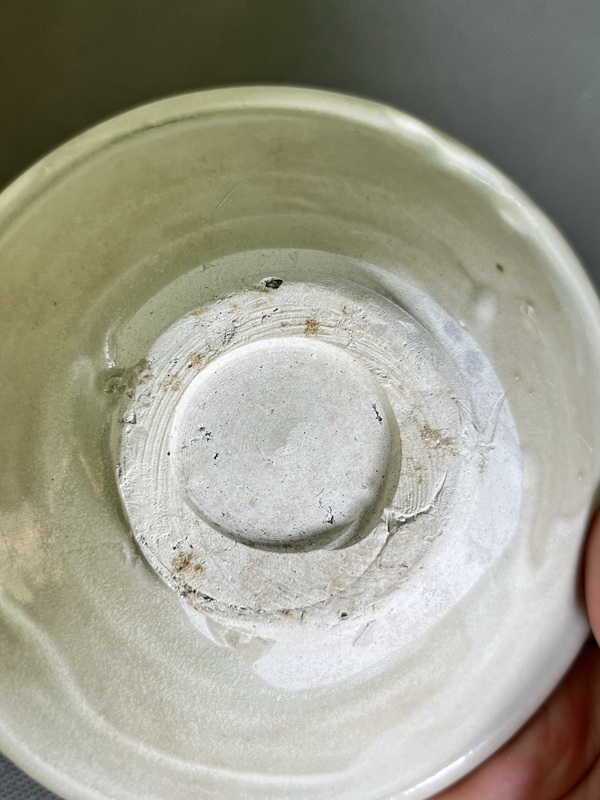 古玩陶瓷五代~邢窯白瓷唇口碗拍賣，當前價格3688元