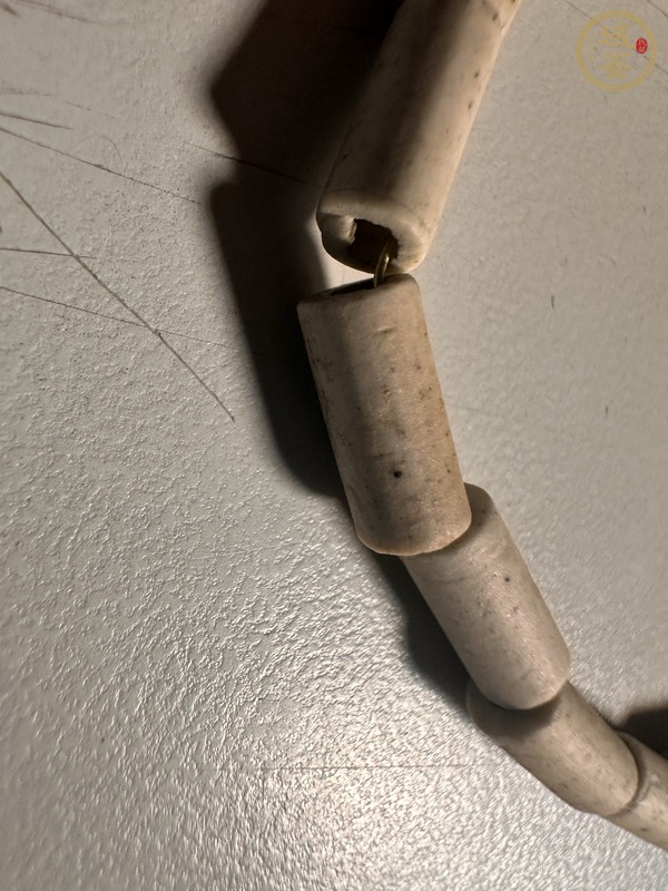 古玩玉器地方料管珠真品鑒賞圖