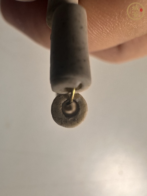 古玩玉器地方料管珠真品鑒賞圖