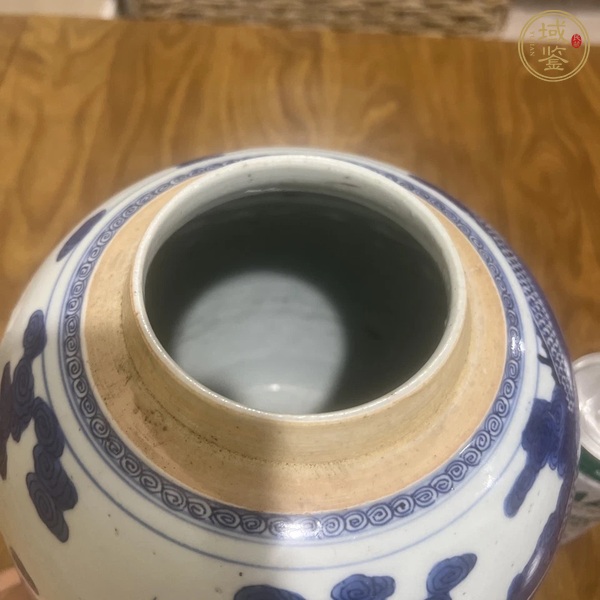 古玩陶瓷龍紋青花罐真品鑒賞圖