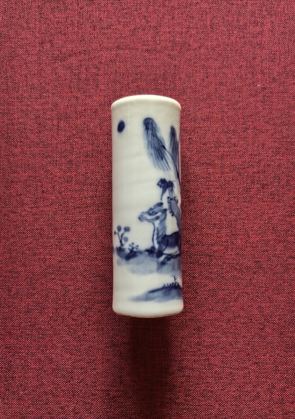古玩陶瓷柳蔭駿馬圖香筒拍賣,當前價格8888元