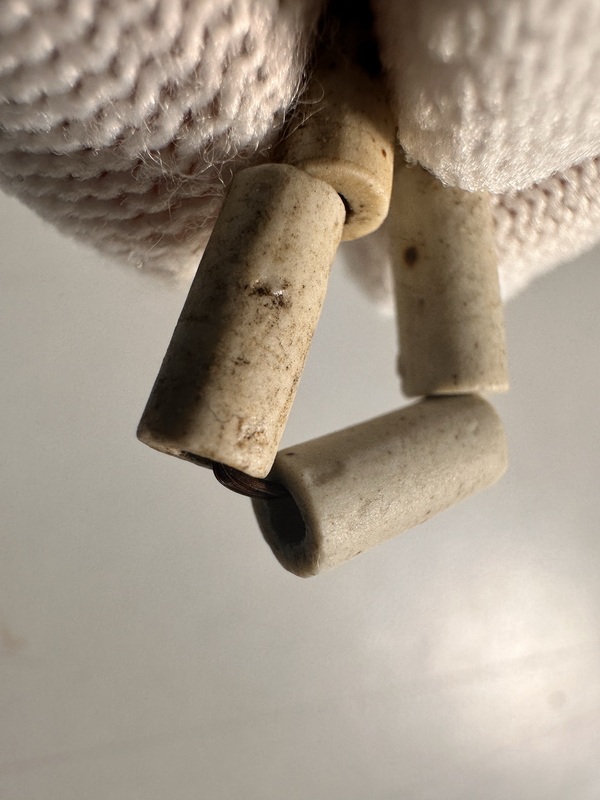 古玩玉器文化期地方玉珠管拍賣，當(dāng)前價格500元