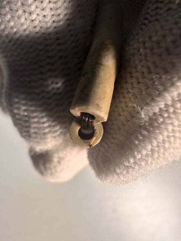 古玩玉器文化期地方玉珠管拍賣，當(dāng)前價格500元
