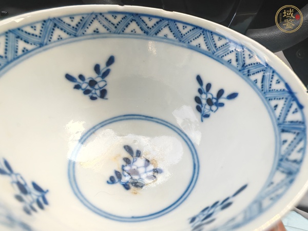 古玩陶瓷青花人物故事杯真品鑒賞圖