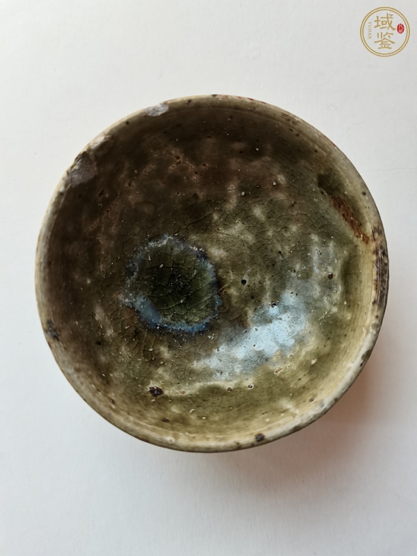 古玩陶瓷婺州窯青釉杯真品鑒賞圖