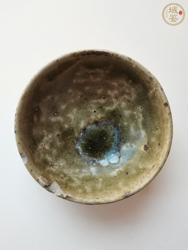 古玩陶瓷婺州窯青釉杯真品鑒賞圖